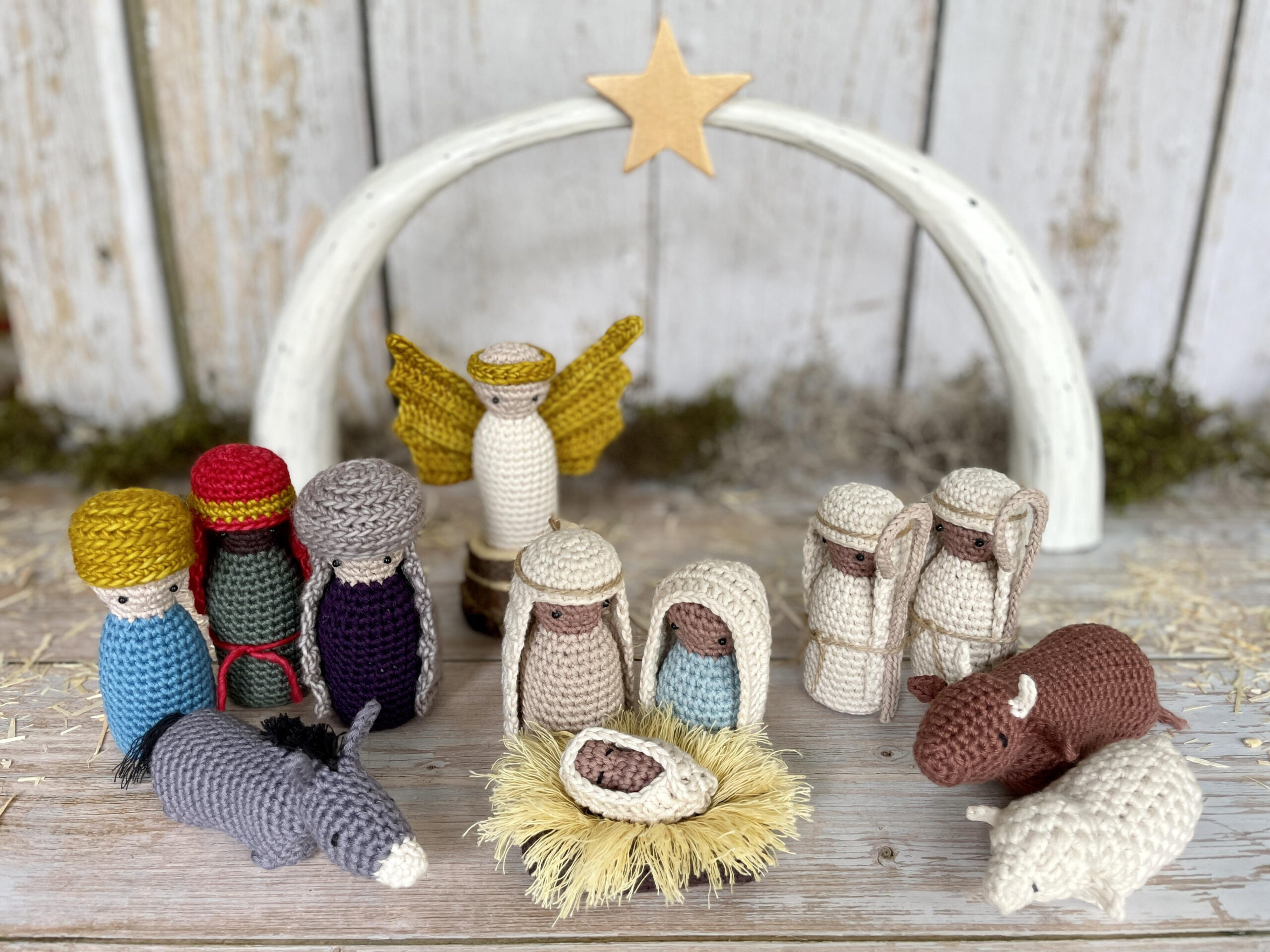 Nativity Set Free Crochet Pattern - Off The Beaten Hook inside Free Printable Nativity Patterns