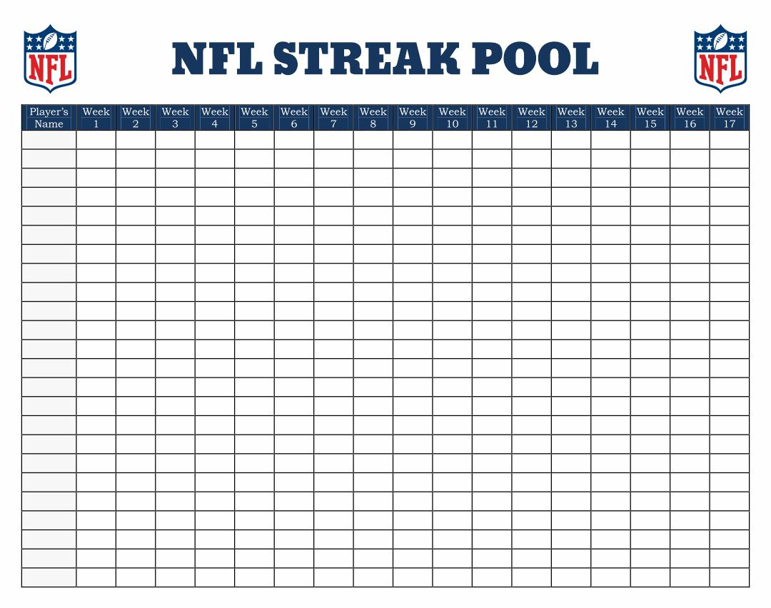 Nfl Weekly Pick Em Master Sheet - Fill Online, Printable, Fillable in Free Printable NFL Weekly Schedule