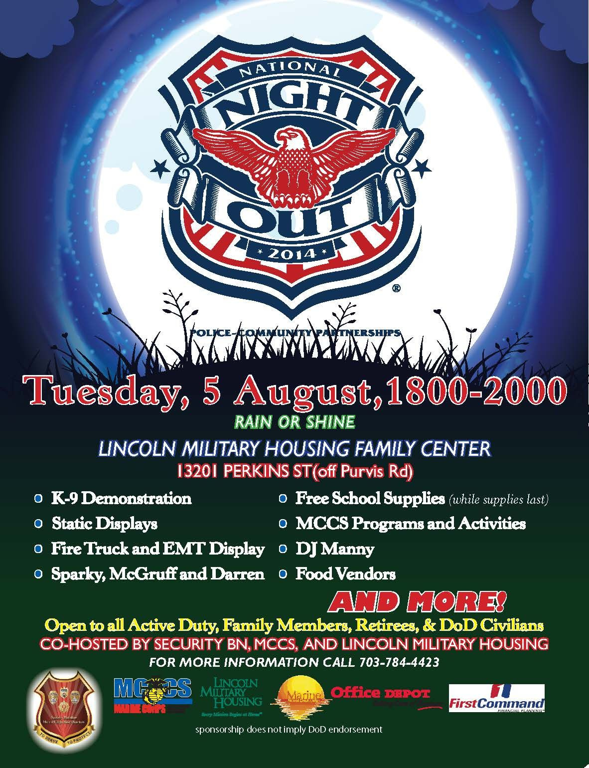 Night Out: 17 National Night Out Ideas To Save Today | National for Free Templates For National Night Out Flyers And Images