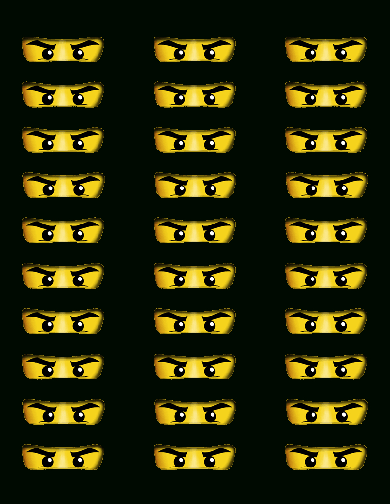 Ninjago Lollipops And Printable Ninjago Eyes - Worksheets Library with regard to Free Printable Ninja Eyes