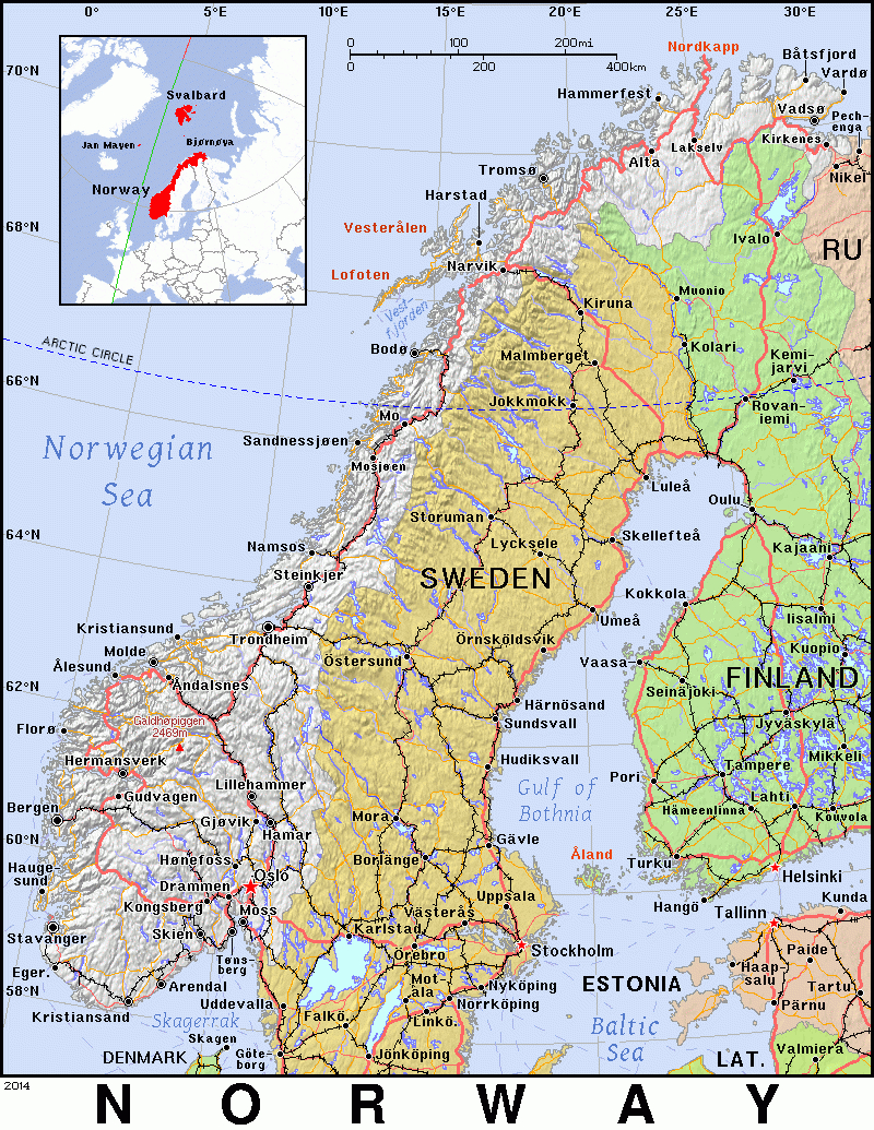 No · Norway · Public Domain Mapspat, The Free, Open Source regarding Free Printable Map of Norway