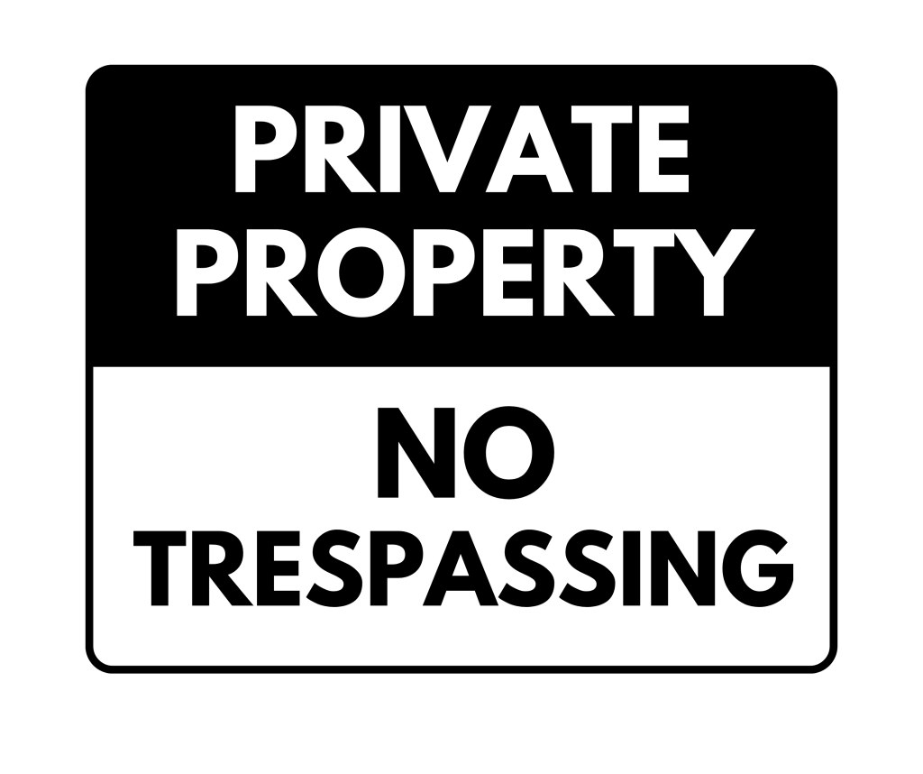 No Trespassing Sign: Printable Templates (Free Pdf Downloads) inside Free No Trespassing Sign Template