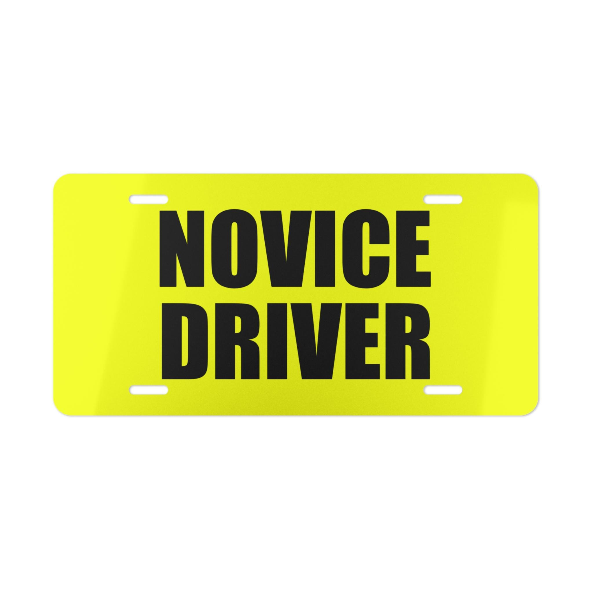 Novice Driver Sign - Etsy Canada pertaining to Free Printable Novice Driver Sign
