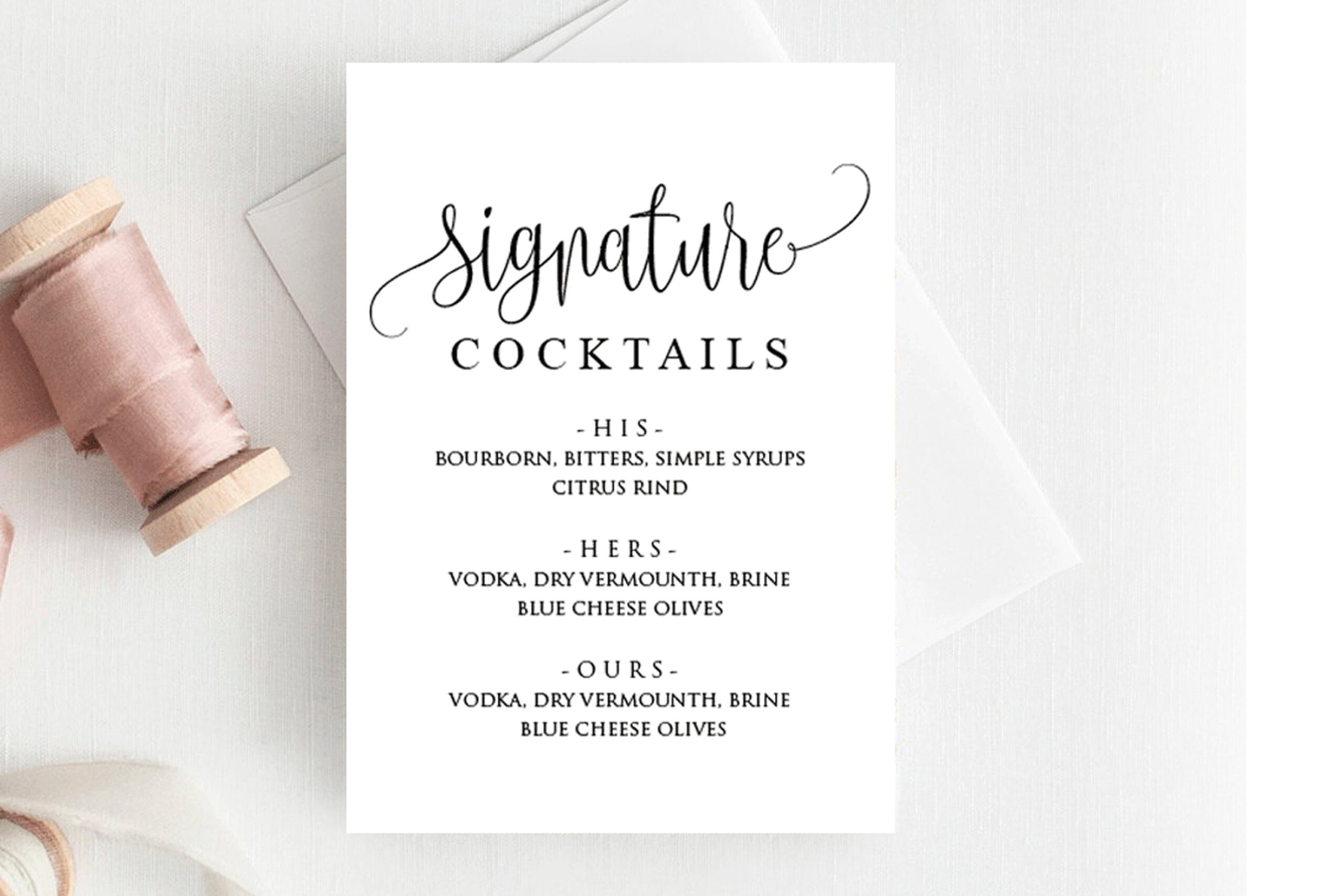Old Fashioned Signature Cocktail Wedding Sign Signature Drink Sign in Free Printable Signature Drink Sign