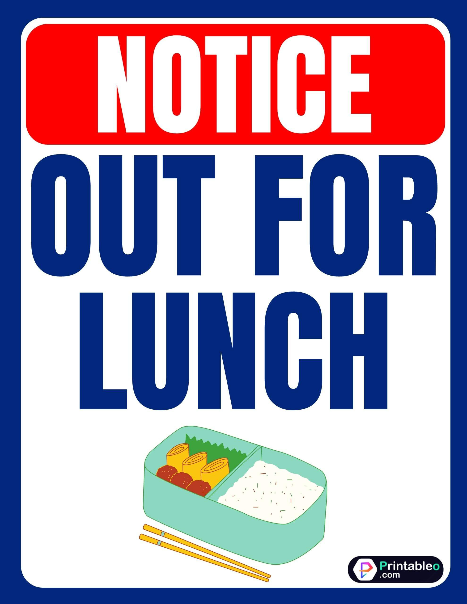 Out To Lunch Sign Printable - Printable Party Favors for Free Printable Out to Lunch Sign