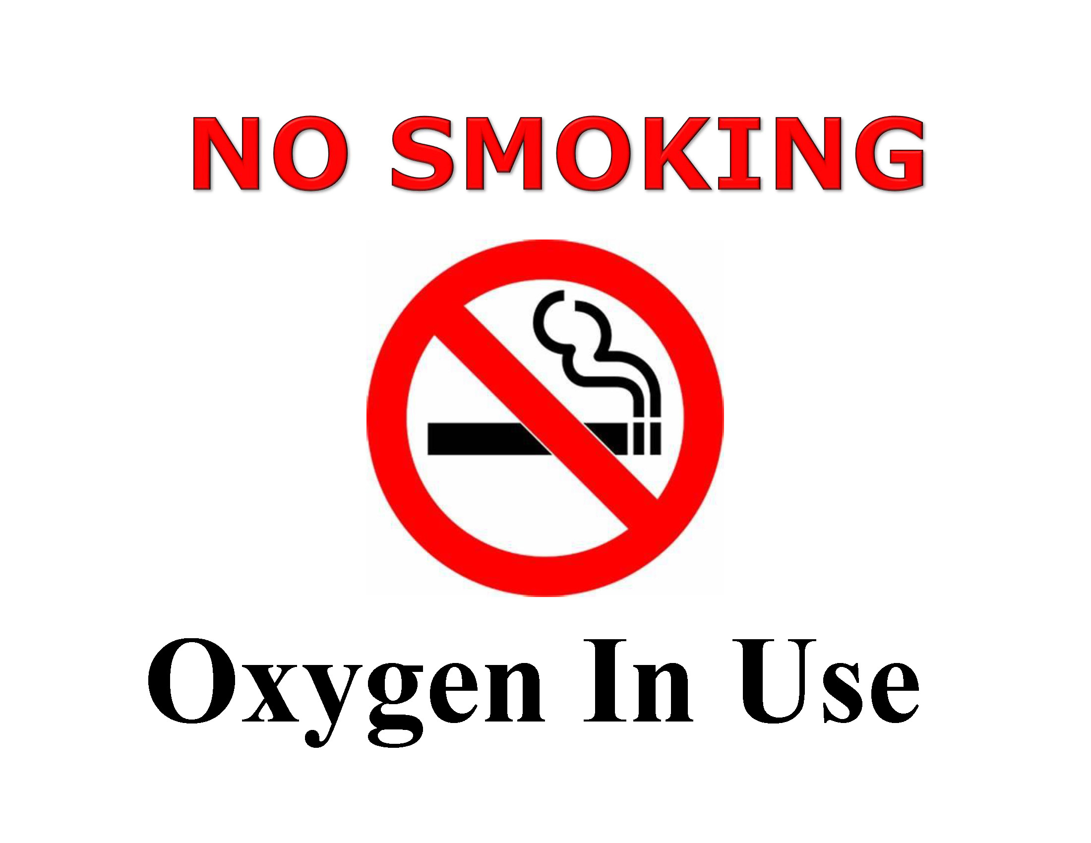 Oxygen In Use Sign - Worksheets Library for Oxygen Signs Printable Free