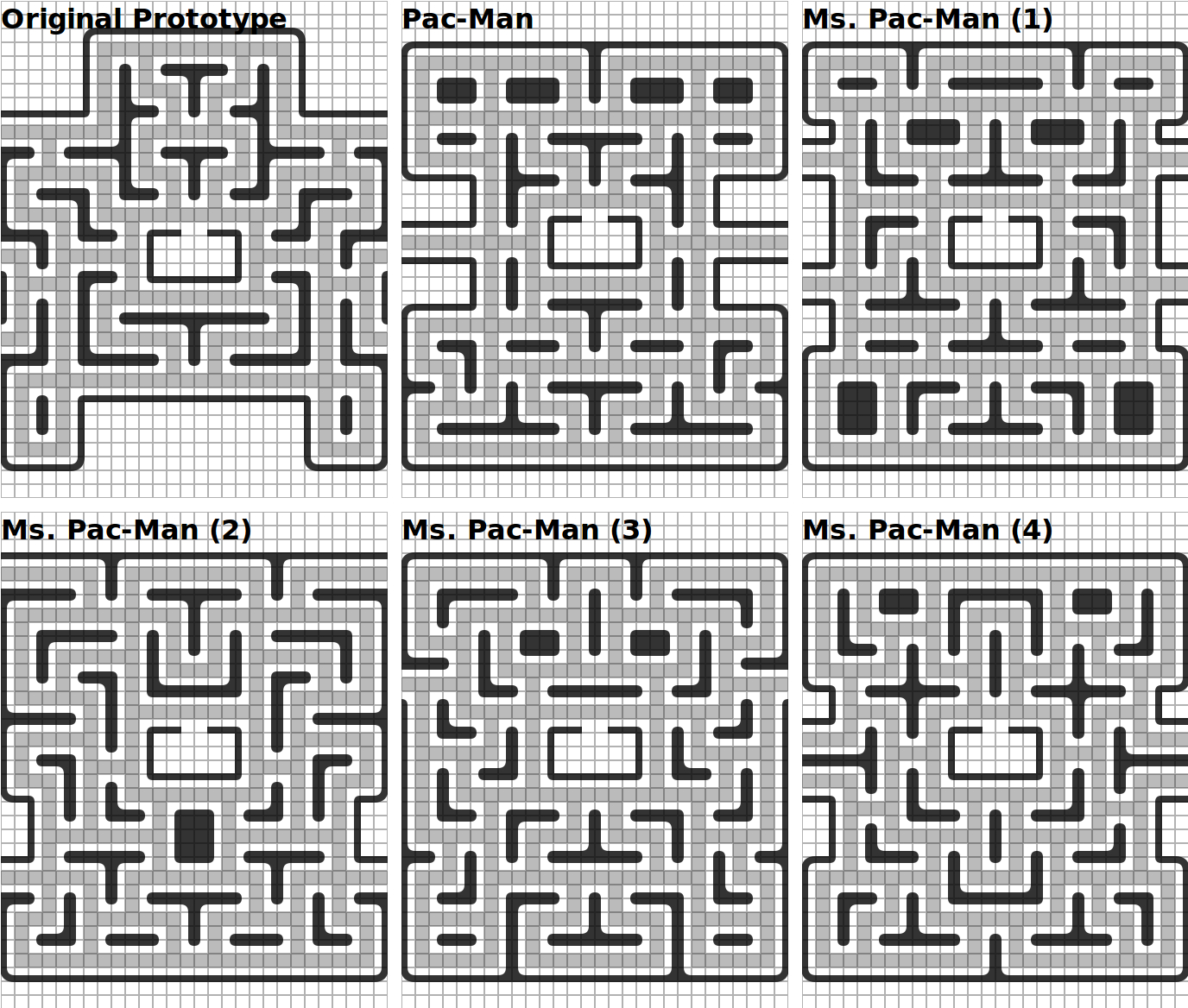 Pac-Man Maze Generation with Printable Pac Man Patterns