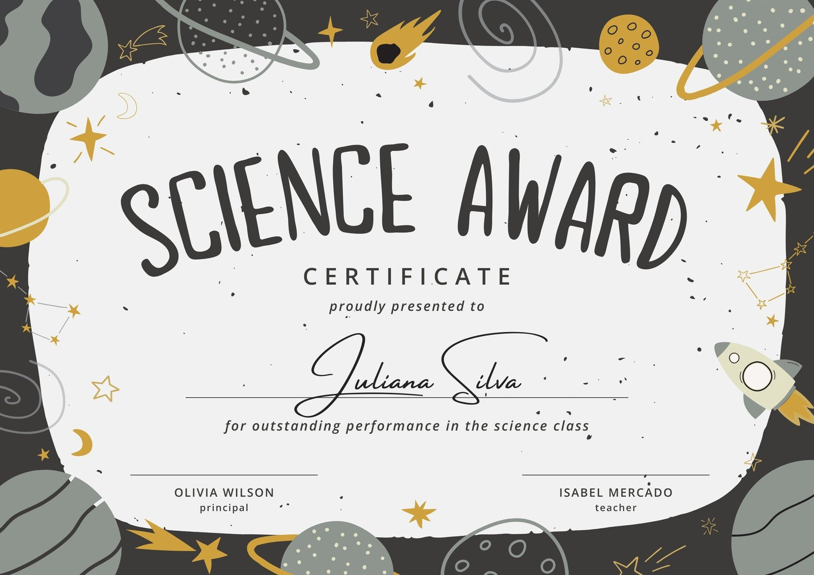 Page 9 - Free Custom Printable Achievement Certificate Templates inside Free Science Award Templates