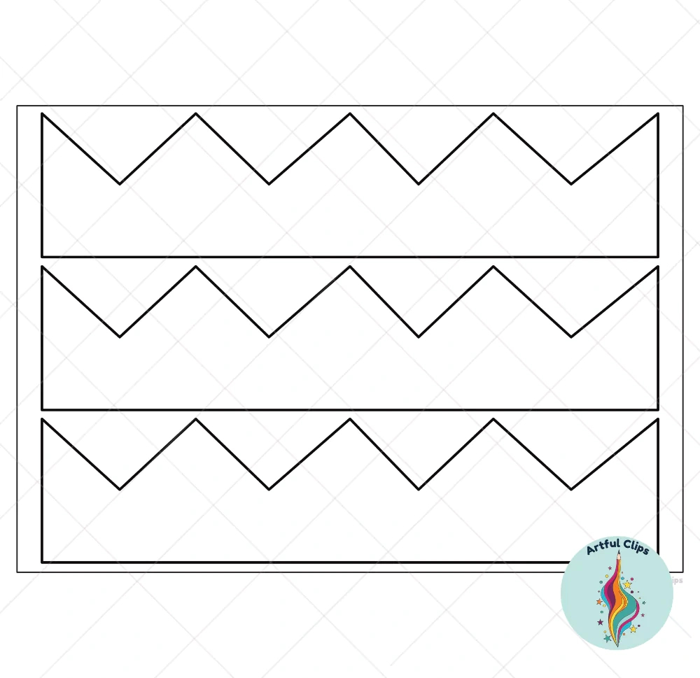 Paper Crown Template Set For Kindergarten Crafts - Free pertaining to King Crown Patterns Printable
