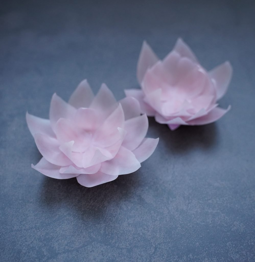 Paper Lotus Flower Template within Free Printable Lotus Petal Pattern