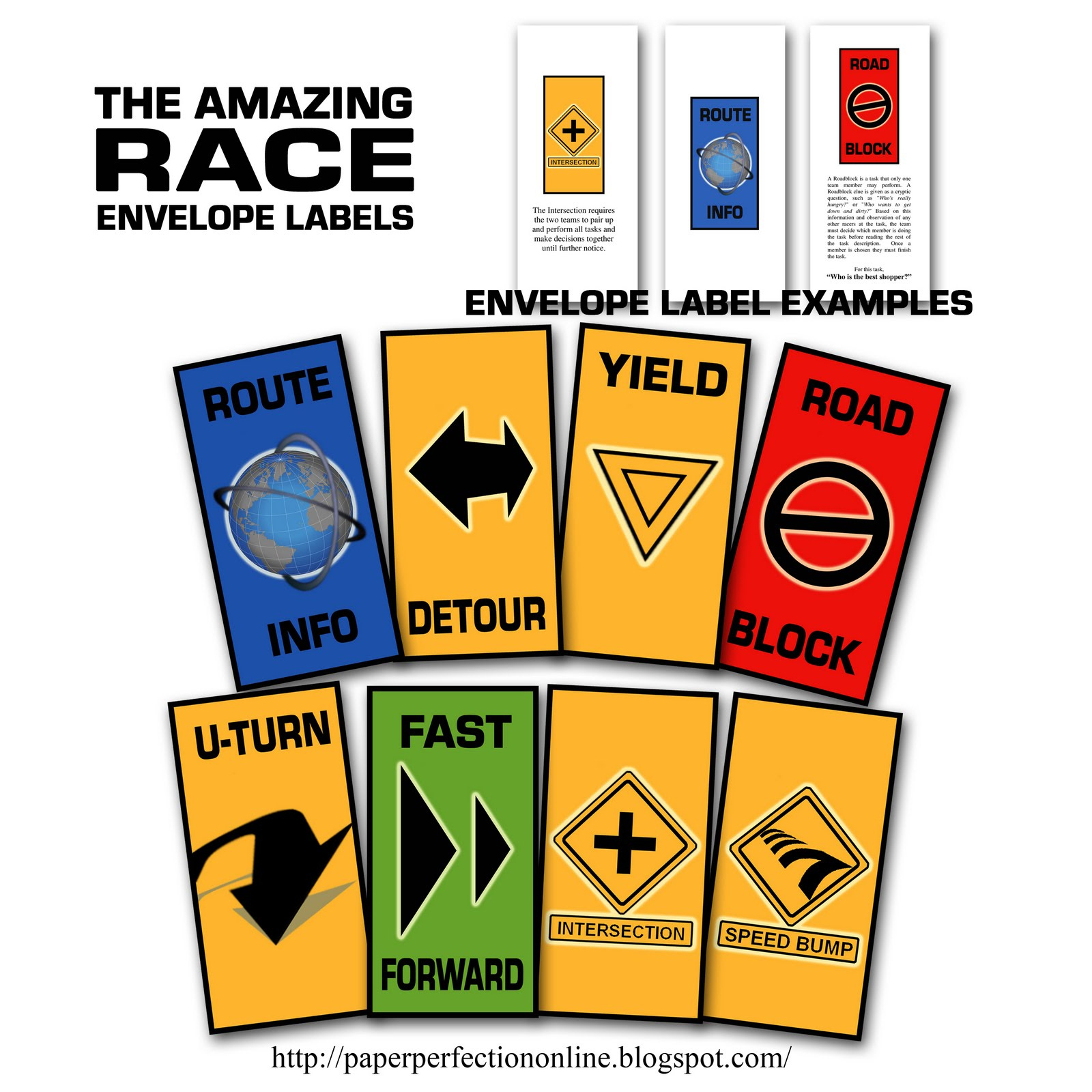 Paper Perfection: Free "Amazing Race" Birthday Party Invitation pertaining to Amazing Race Clue Templates Free