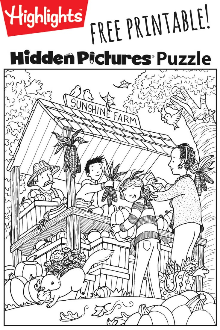 Parenting intended for Free Printable Highlights Hidden Picture Puzzles