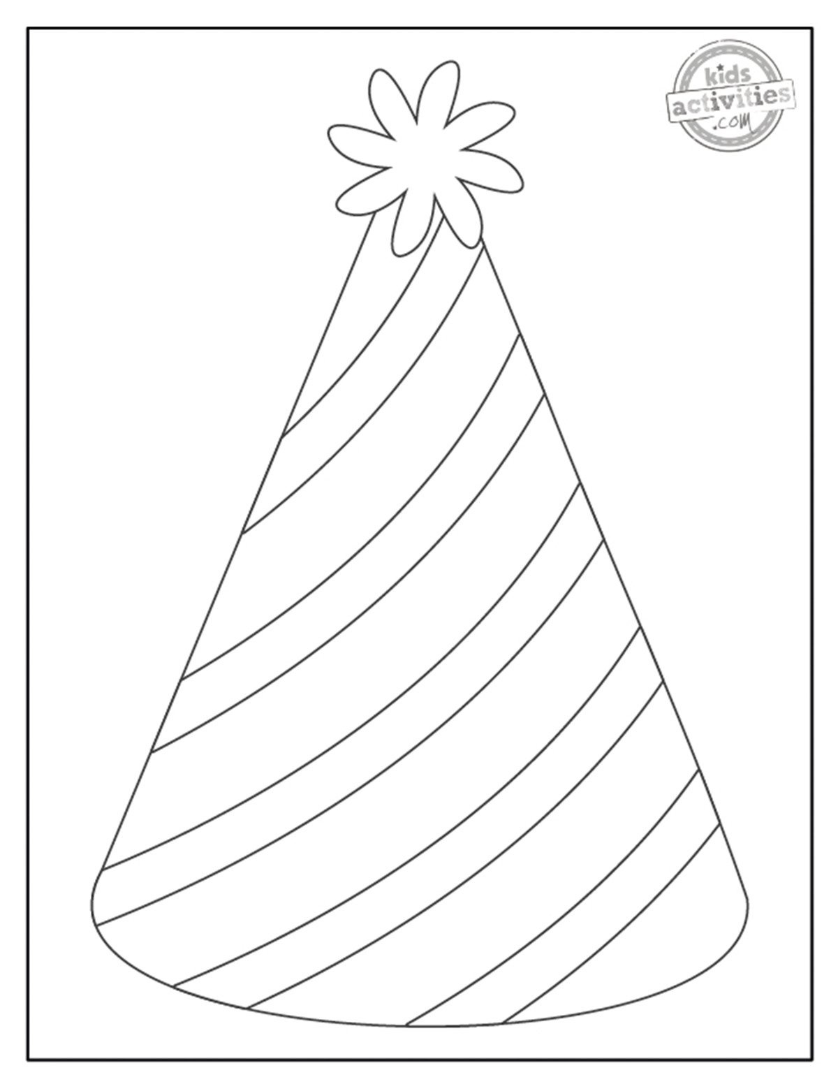 Party Hat Template To Make Your Own Party Hat! | Kids Activities Blog inside Birthday Hat Printable Patterns