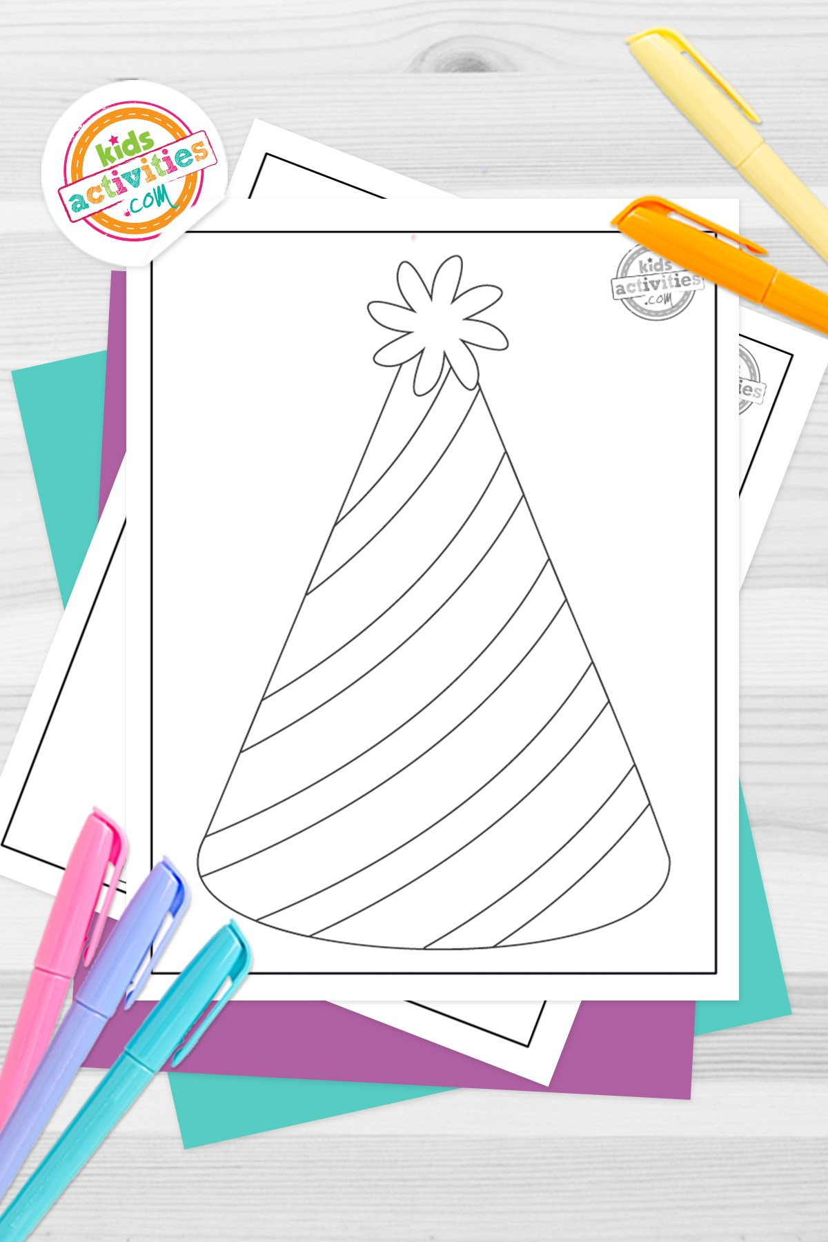 Party Hat Template To Make Your Own Party Hat! | Kids Activities Blog regarding Free Printable Birthday Party Hats