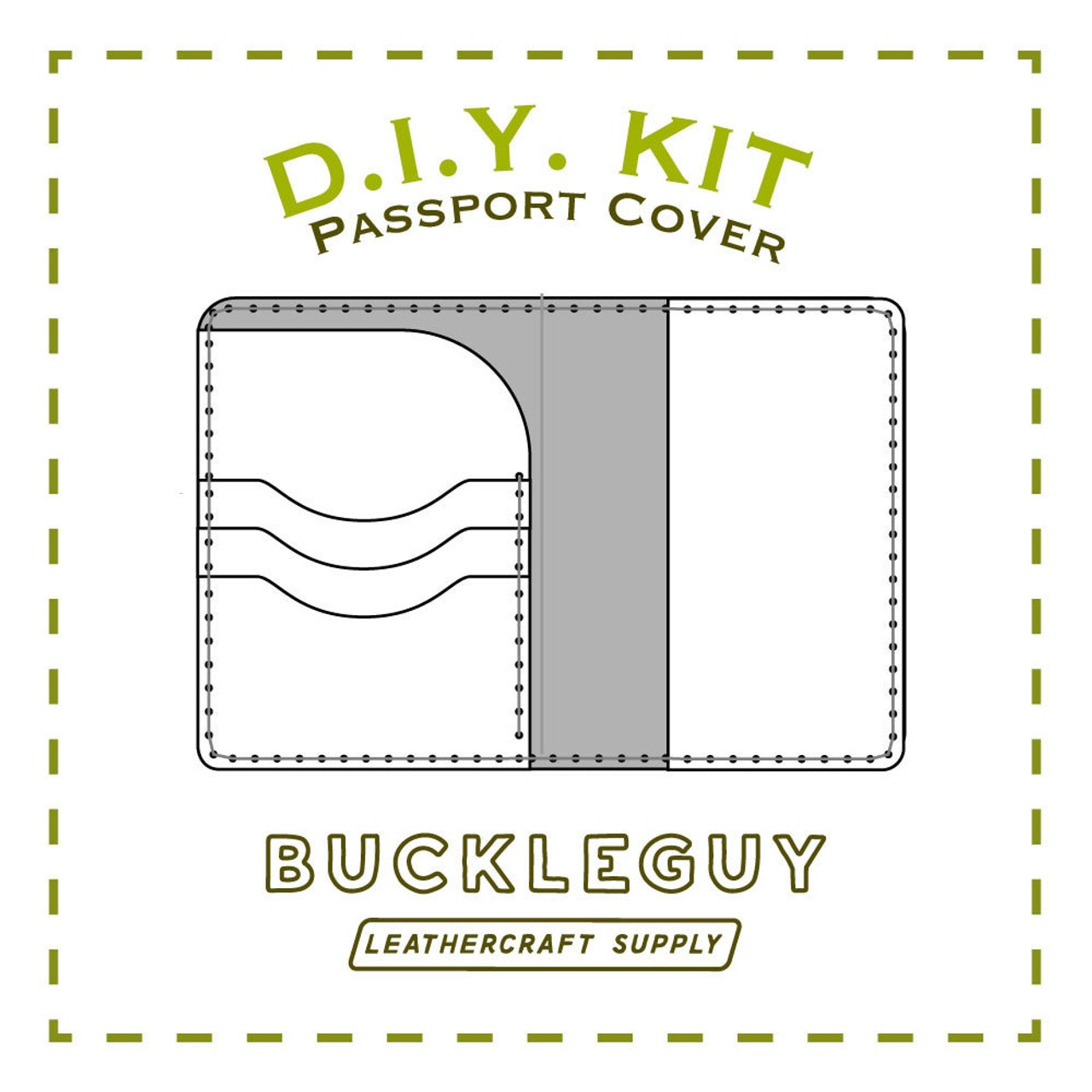 Passport Case Leather Pattern, Pdf Template - Buckleguy inside Free Printable Leather Patterns