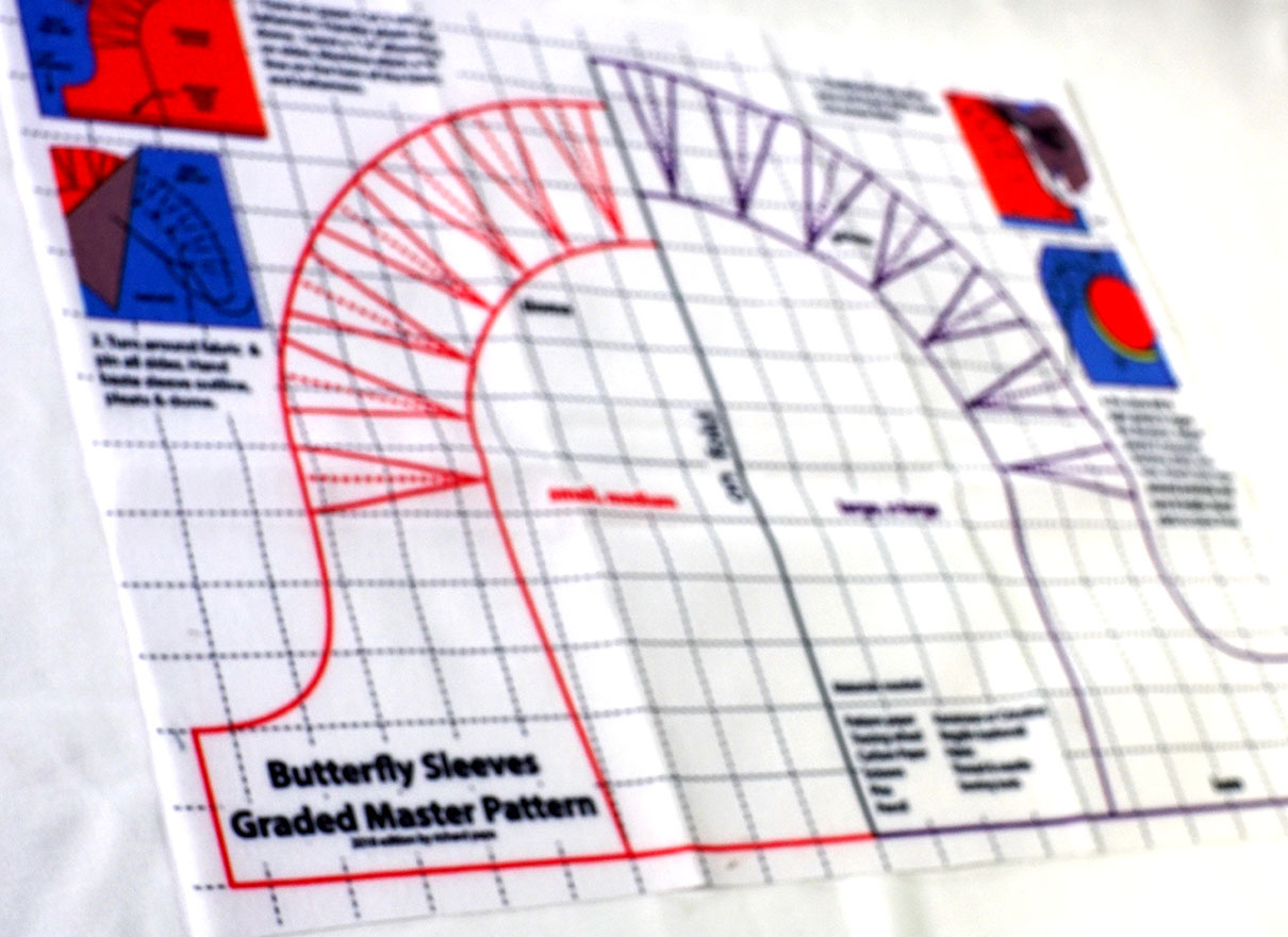 Pattern For Butterfly Sleeves Graded Master Pattern Terno with Printable Filipiniana Sleeve Pattern