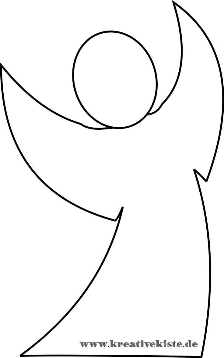 Pattern For Wooden Angel with Free Printable Wooden Angel Patterns