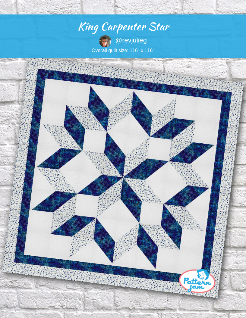 Patternjam - Free Online Quilt Pattern Designer in Free Printable Carpenter S Star Quilt Pattern
