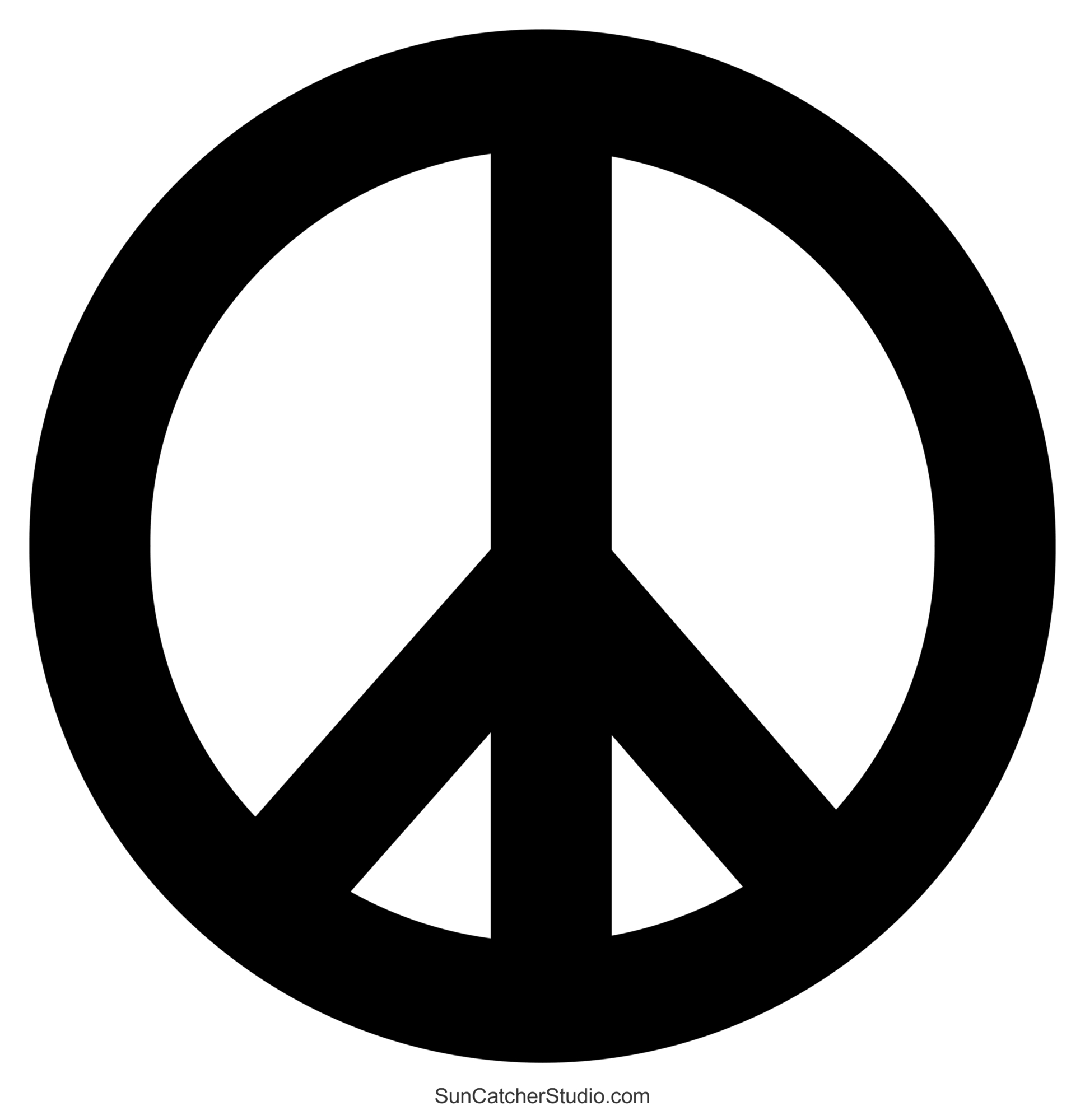 Peace Sign (Love And Peace Symbol Clipart &amp;amp; Templates) – Free intended for Peace Sign Printables Free