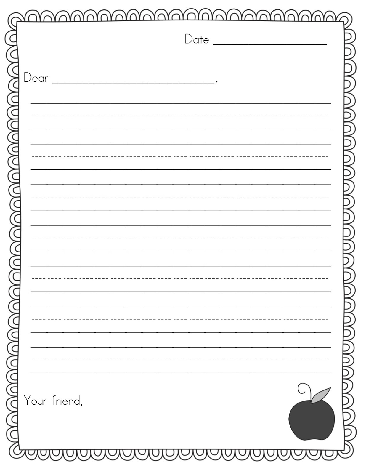 Pen Pal News + Friendly Letter Freebie - Teacher Idea Factory with Free Pen Pal Printables