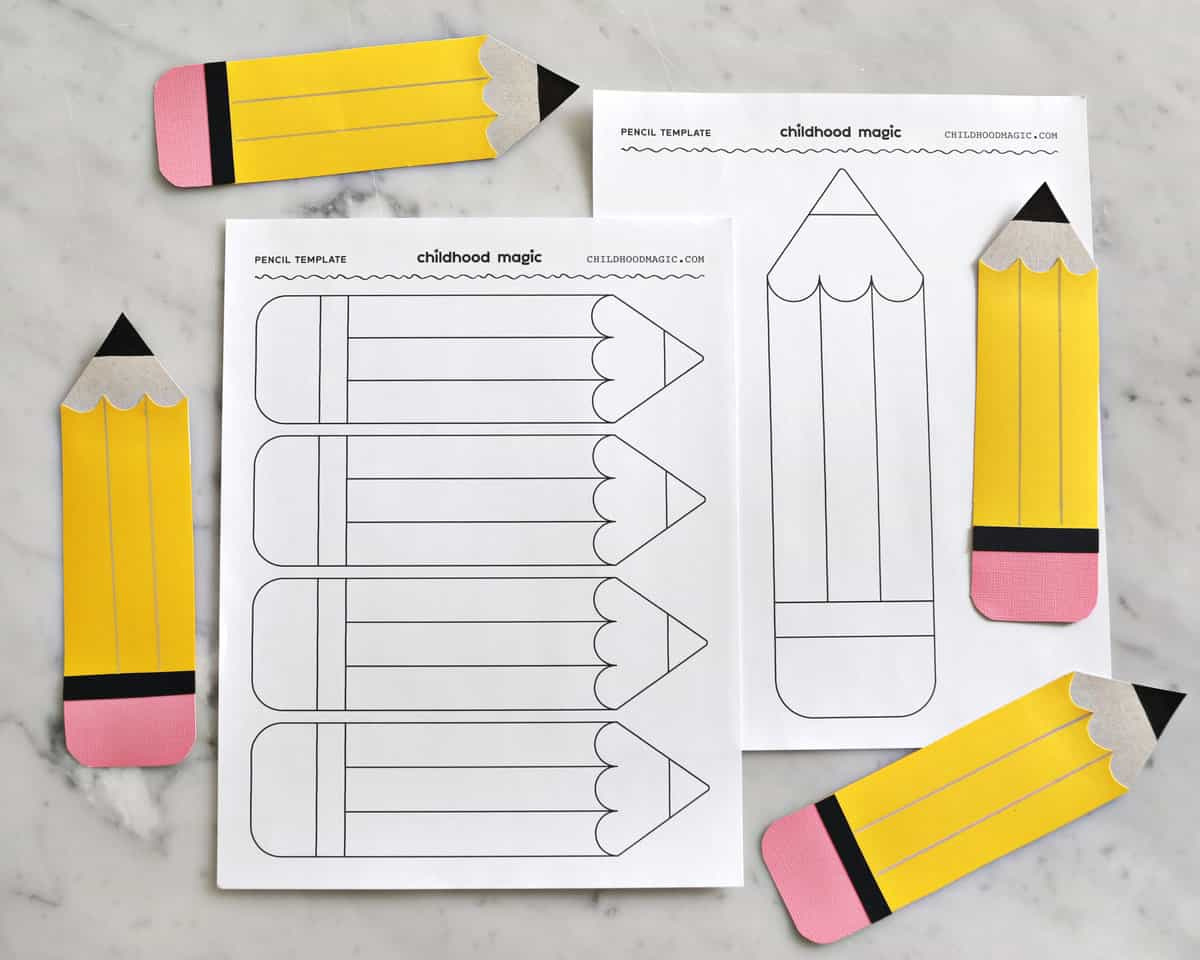 Pencil Outline - Childhood Magic intended for Free Printable Pencil Drawings