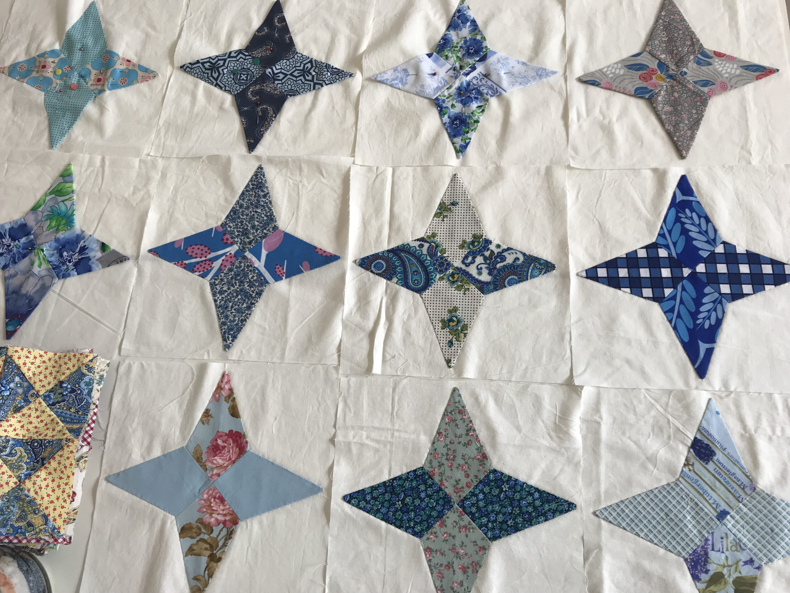 Periwinkle Block Made Easy | Susies-Scraps for Free Periwinkle Quilt Template
