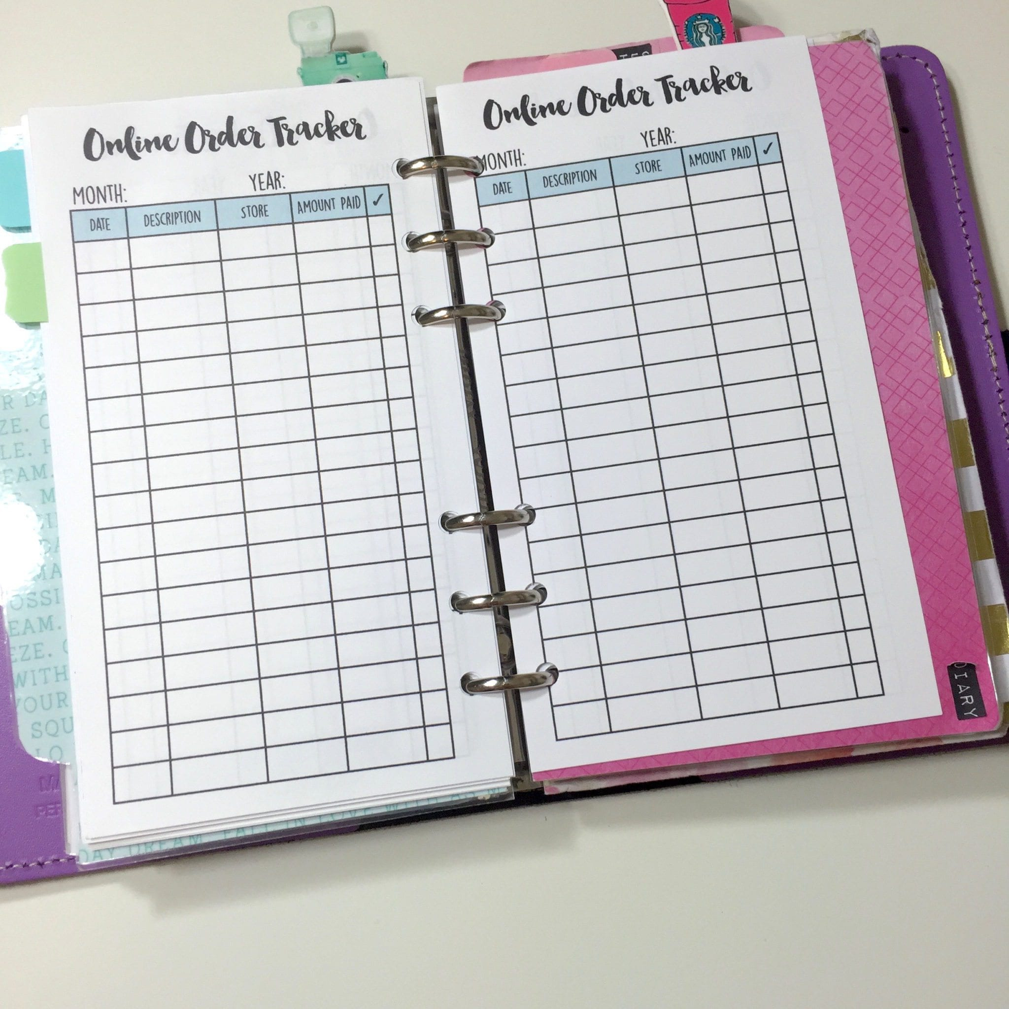 Personal &amp;amp; Business Financial Filofax Sections + Free Printables with regard to Filofax Personal Size Free Printables
