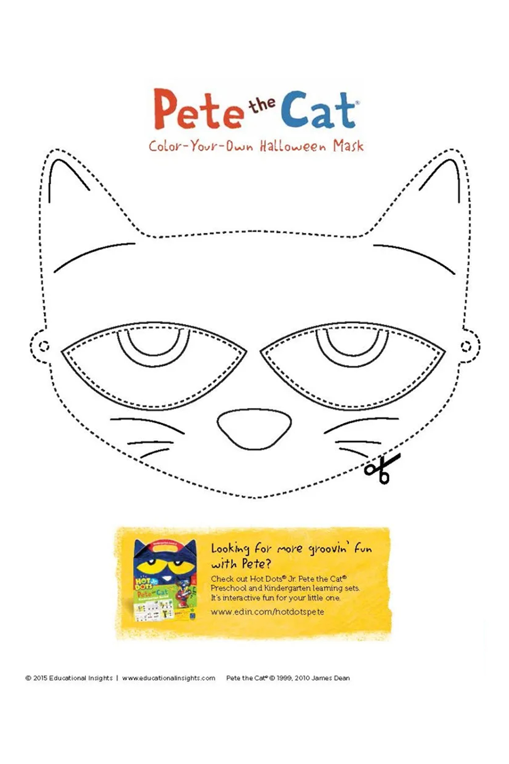 Pete The Cat® Diy Art, Activities, And More! intended for Free Pete the Cat Mask Template