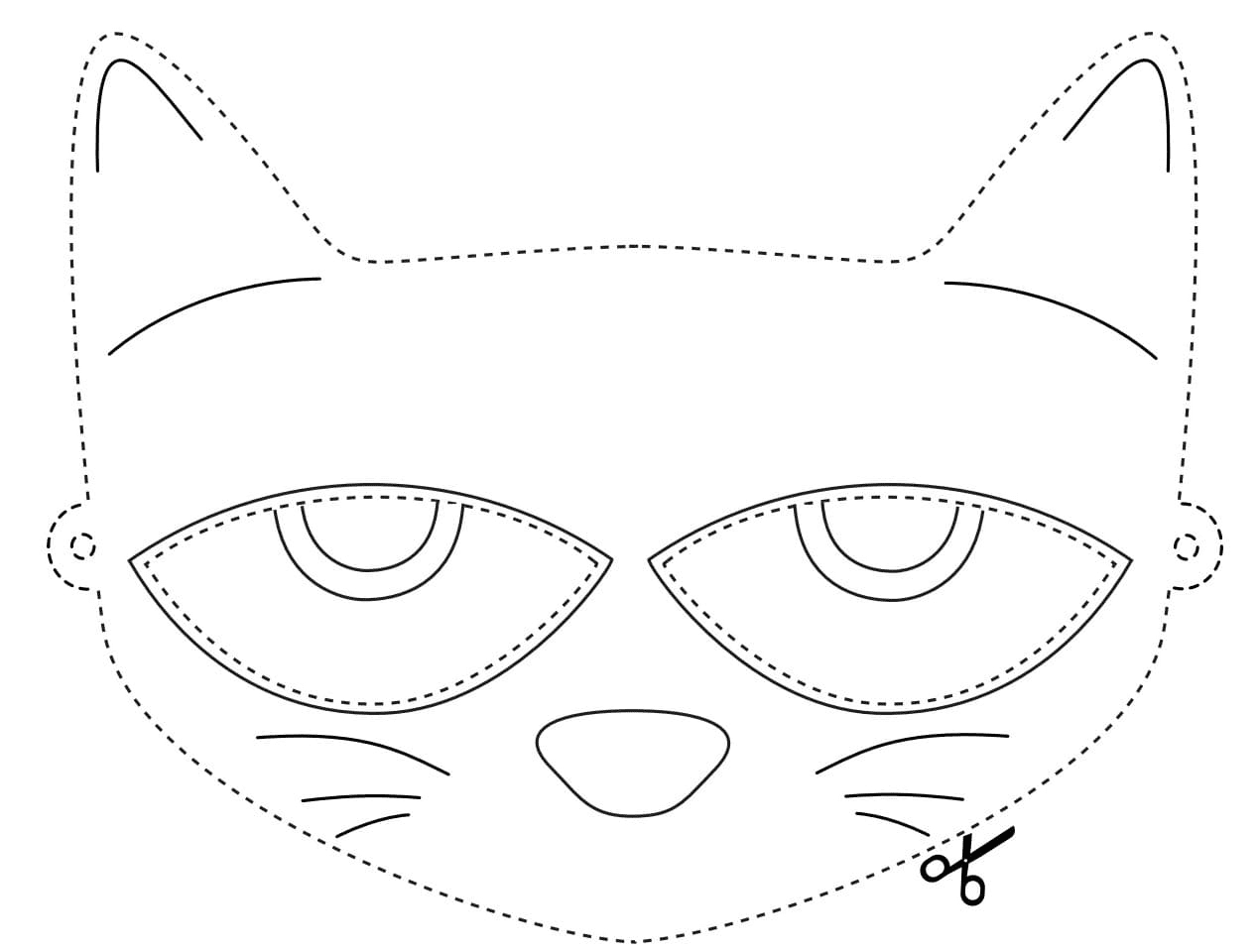 Pete The Cat Mask Template intended for Free Pete The Cat Mask Template