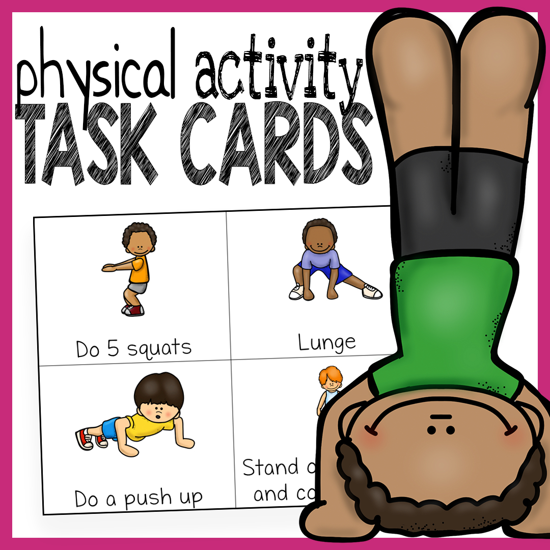 Physical Activity Cards - Exercise Cards regarding Free Printable Exercise Flash Cards