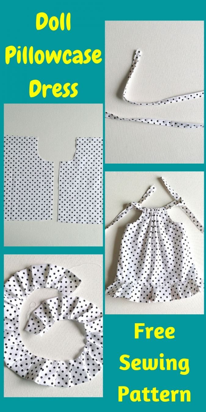 Pillowcase Dress Pattern For Dolls - Sew Crafty Me inside Free Printable Patterns For A Pillowcase Dolls