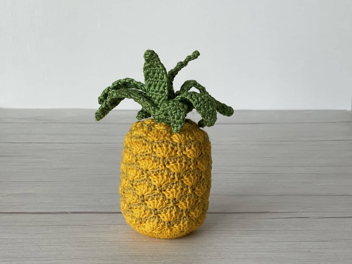 Pineapple Crochet Pattern: Free Pattern + Video Tutorial with Free and Printable Crochet Pineapple Patterns