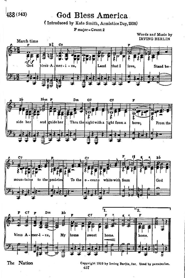 Pinedna Denton Easley On Piano | Hymn Sheet Music, Sheet Music intended for Free Printable God Bless America Sheet Music