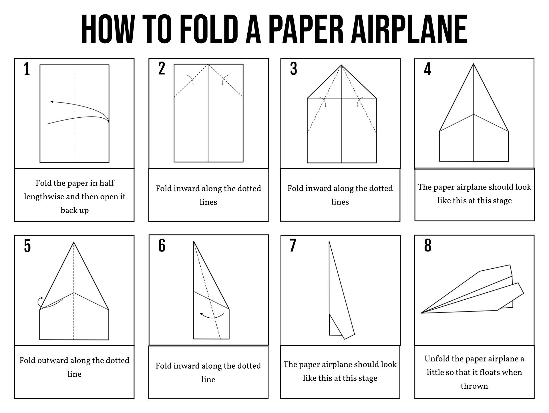 Pinkitty Embers On Kid&amp;#039;S Playtime | Make A Paper Airplane with Free Paper Airplane Templates Print