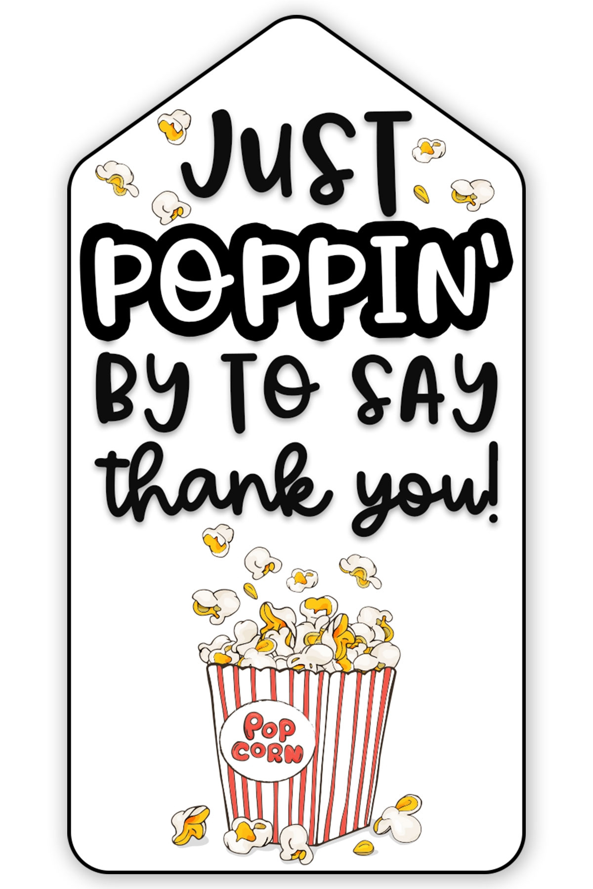 Popcorn Teacher Appreciation Free Printable - Printable Party Favors within Free Popcorn Teacher Appreciation Printable