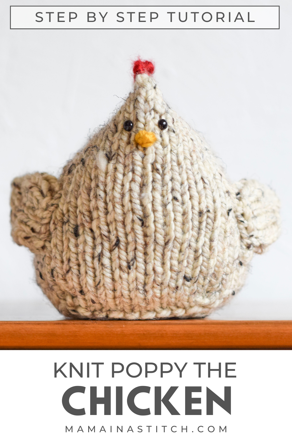 Poppy Chicken Knitting Pattern – Mama In A Stitch in Free Printable Chicken Patterns