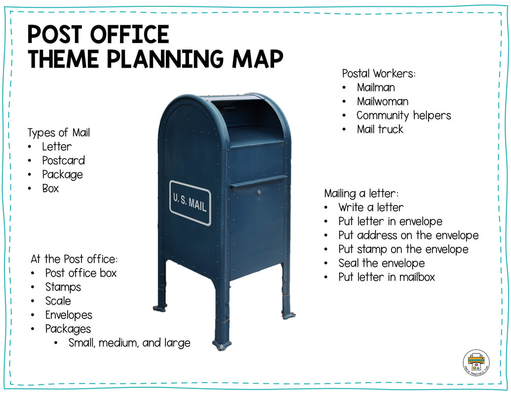 Post Office Preschool Activities - Pre-K Printable Fun intended for The Mailbox Companion Free Printables