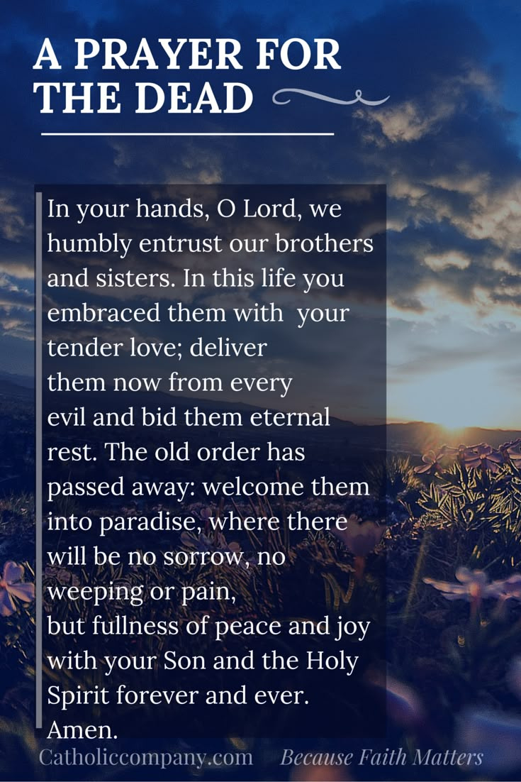 Prayer For The Dead regarding Free Printable 40 Days Prayer For The Faithful Departed