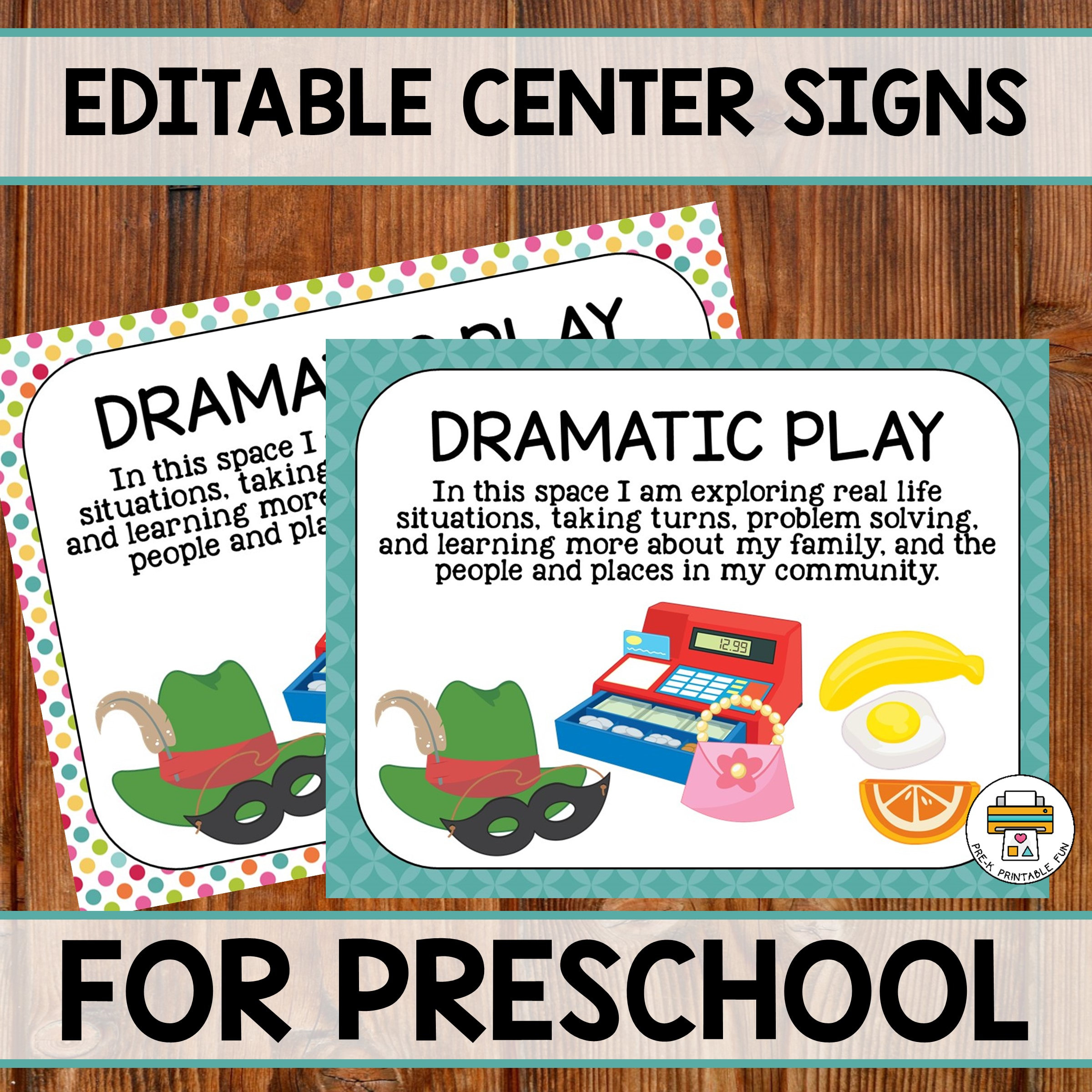 Preschool Learning Center Signs Editable throughout Free Printable Pre K Center Signs