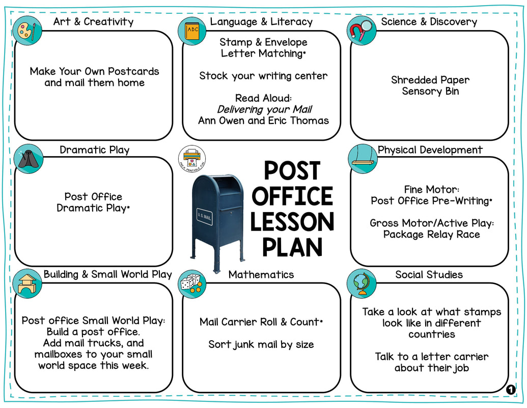 Preschool Post Office Lesson Planning Ideas - Pre-K Printable Fun within The Mailbox Companion Free Printables