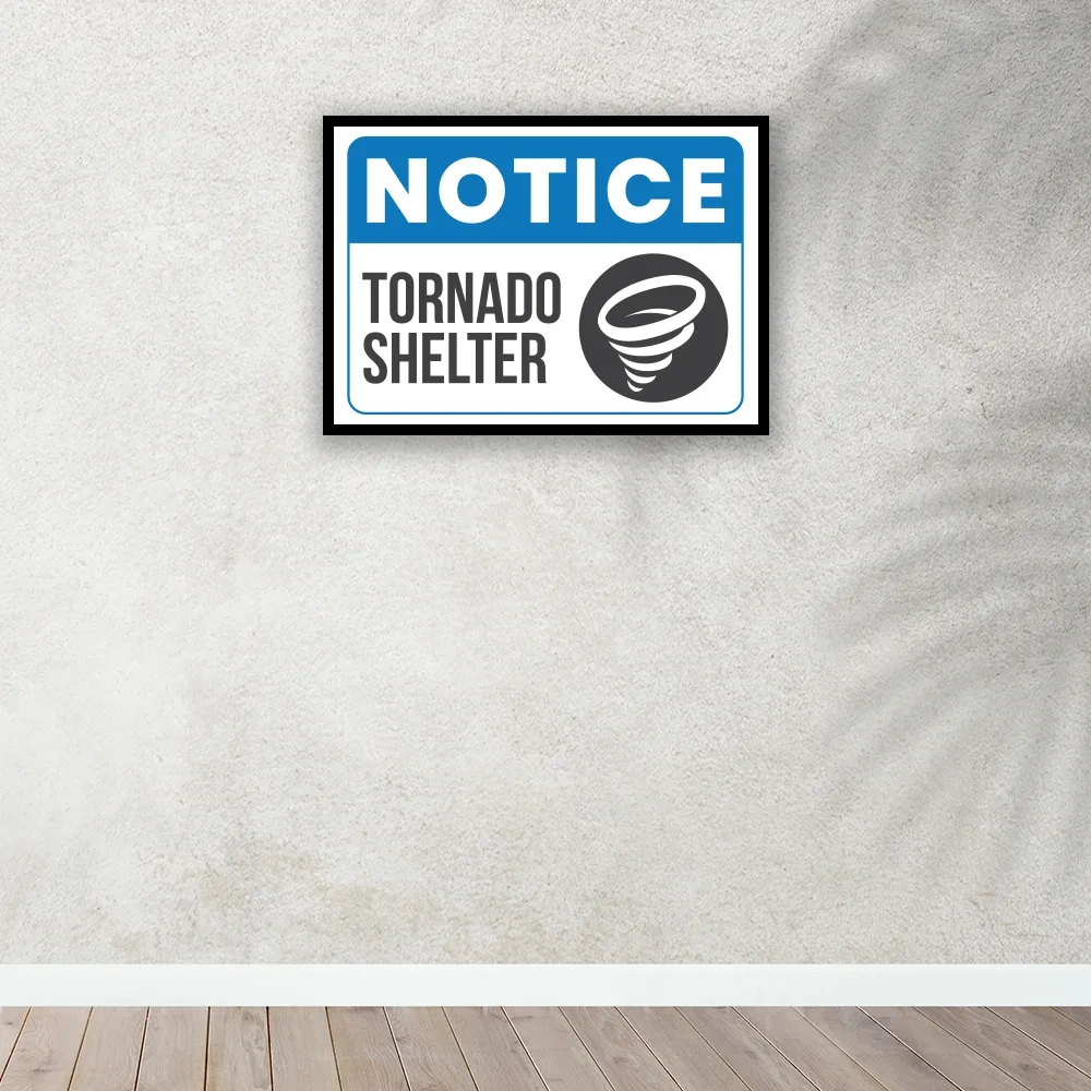 Print Ready – Tornado Shelter Sign In Us Latter, A4 And Tabloid inside Free Printable Tornado Shelter Signs