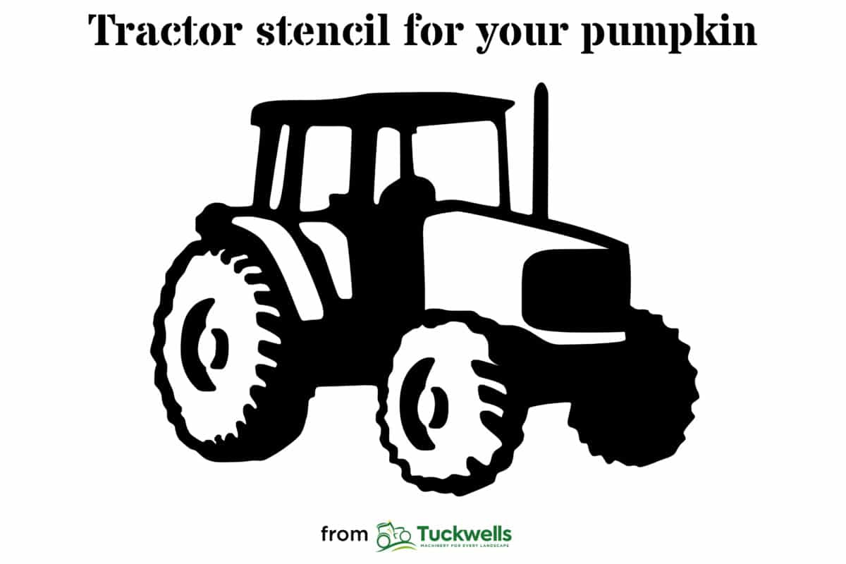 Print Your Free Tractor Stencil For Your Pumpkin - Tuckwells intended for Free Printable Tractor Stencils