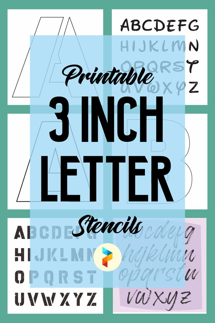 Printable 3 Inch Letter Stencils throughout Free Printable 3 Block Letter Stencils