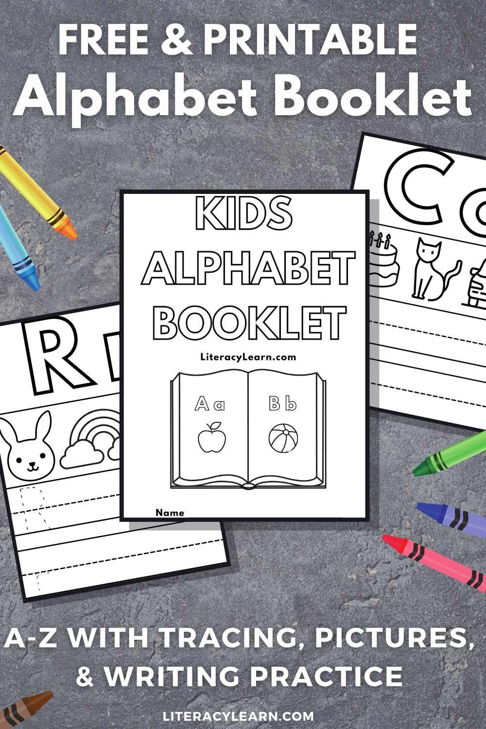 Printable Alphabet Book For Kids - Free Download! - Literacy Learn pertaining to Free Printable Alphabet Book