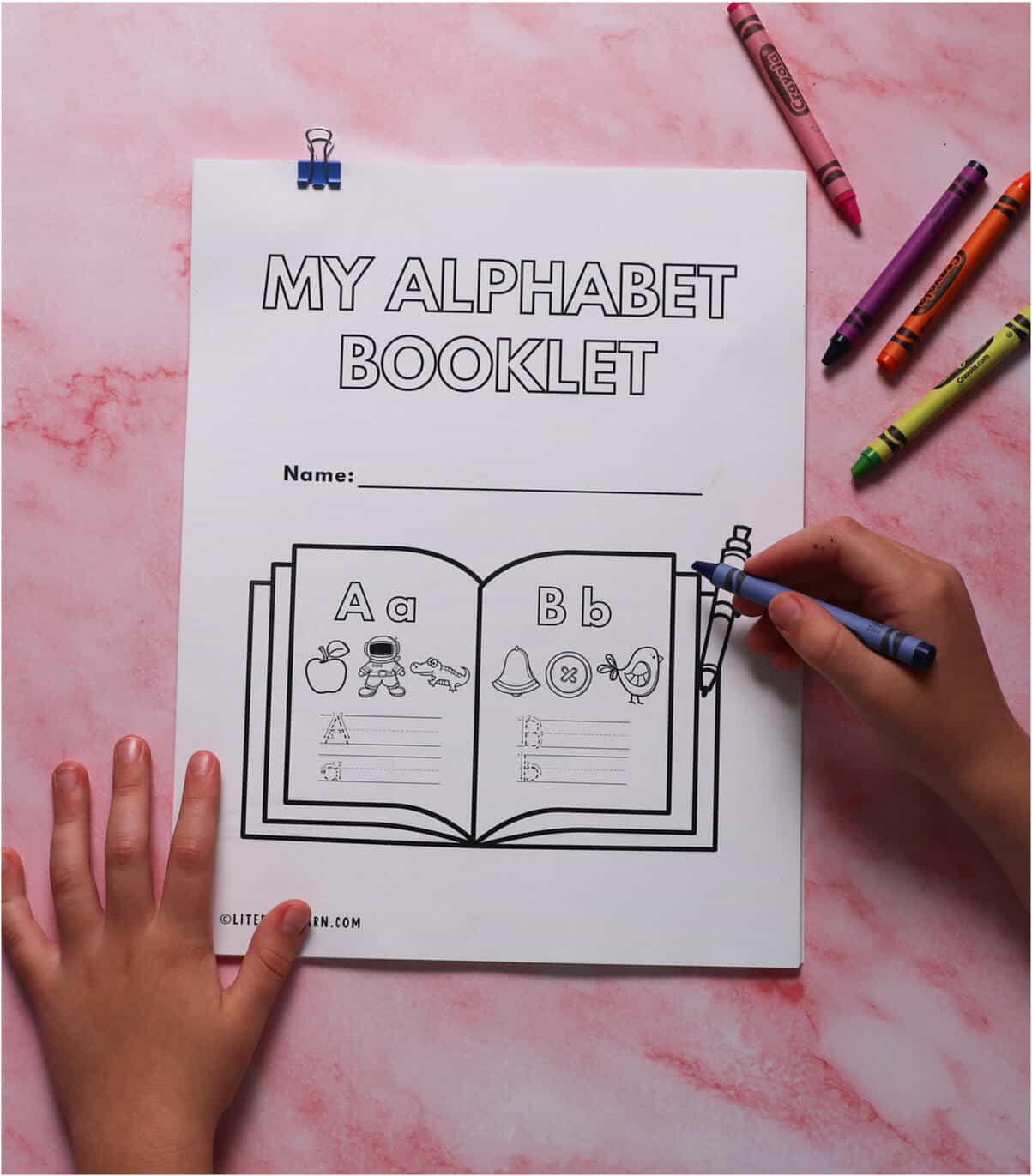 Printable Alphabet Book For Kids - Free Download! - Literacy Learn with regard to Free Printable Alphabet Book