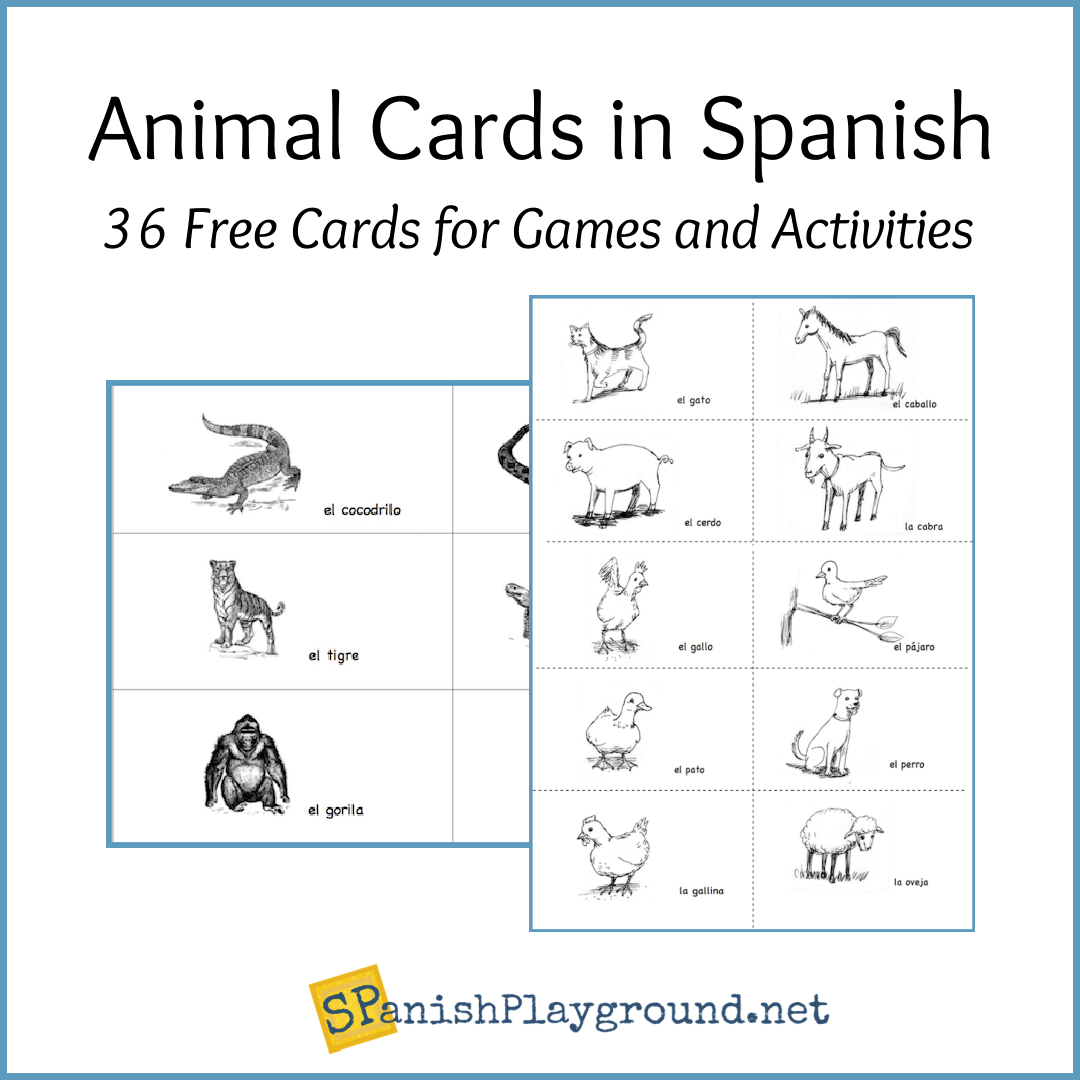 Printable Archives - Spanish Playground in Free Printable Spanish Games