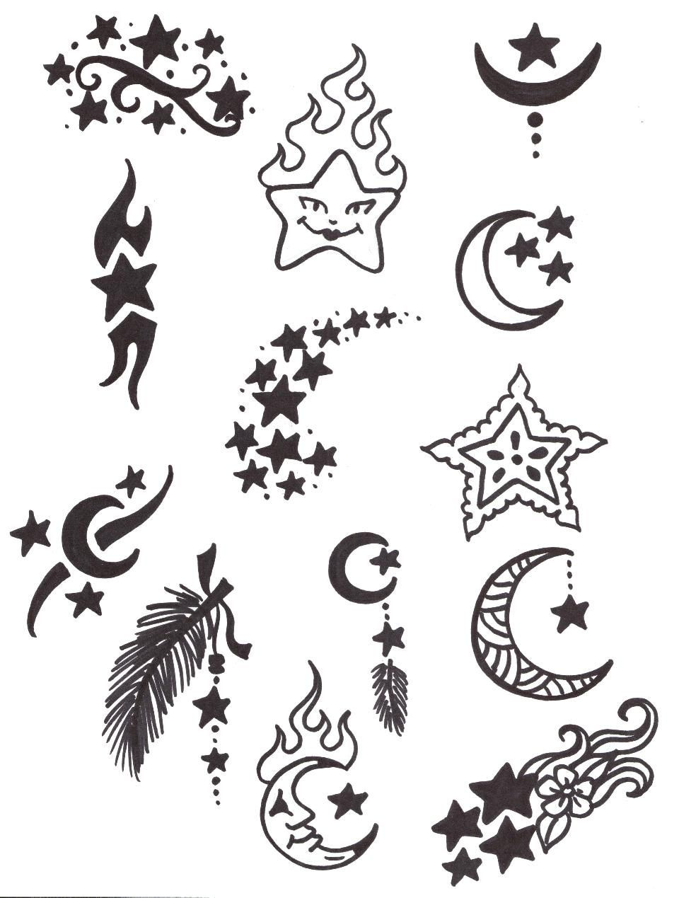 Printable Beginner Tattoo Stencils - Printable Party Favors with For Beginners Printable Tattoo Outline Stencils