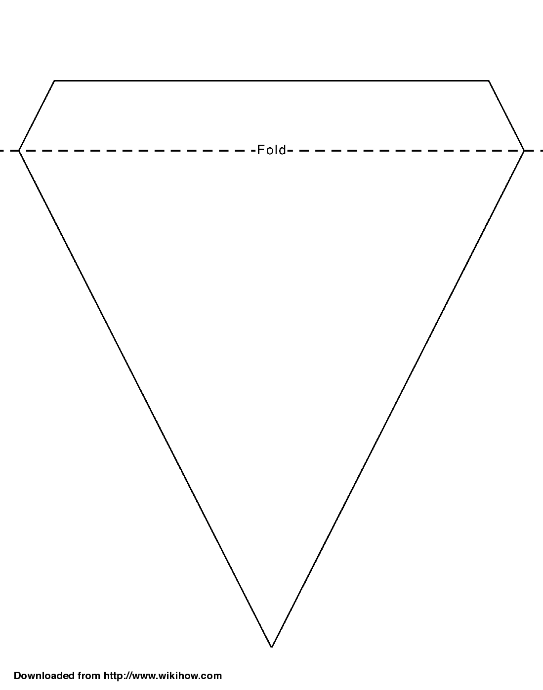 Printable Bunting Template for Free Bunting Template