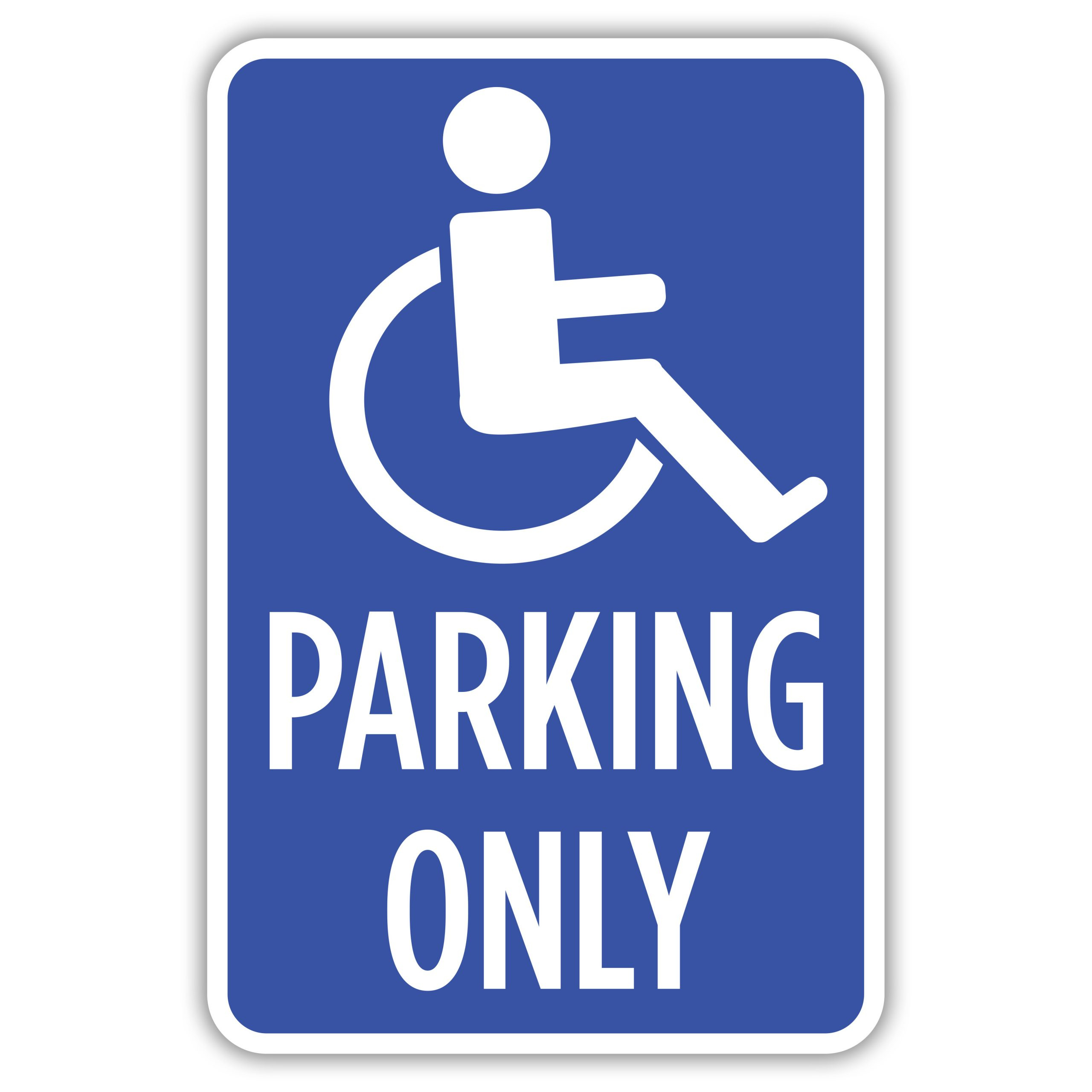 Printable Disabled Sign - Printable Party Favors intended for Free Printable Handicap Sign
