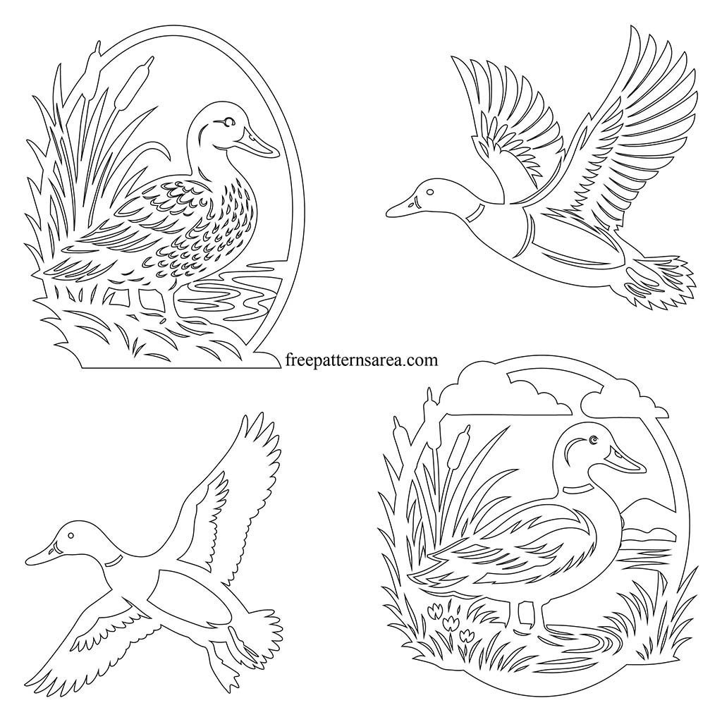 Printable Duck Outline Templates – Free Pdf Download within Free Printable Stencils of Mallard Ducks